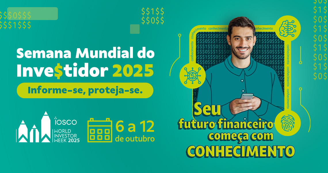 Com foco em educação financeira e segurança digital, Sicoob participa da Semana Mundial do Investidor 2025