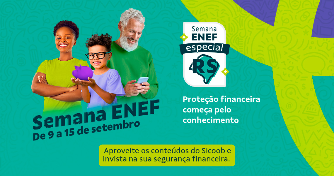 Sicoob apoia edição especial da Semana Nacional de Educação Financeira no Rio Grande do Sul